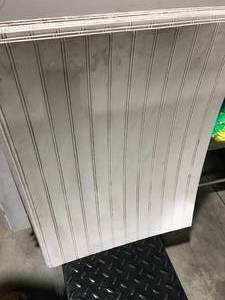 lot 201 image: PRIMED, BEADED WAINSCOT PANELS