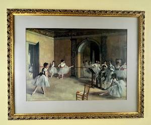 lot 119 image: Edgar Degas The Dance Foyer at the Opera Print
