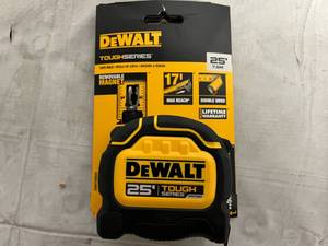 lot 11 image: DeWalt Tough Series 25ft Tape Measure