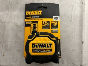 lot 12 image: DeWalt Tough Series 25ft Tape Measure