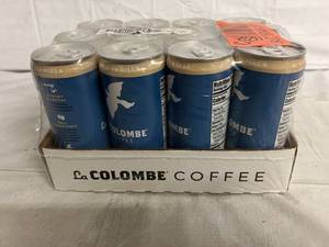 lot 27 image: 12 Cans of LaColombe Oatmilk Vailla Latte Coffee