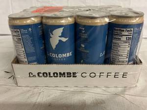 lot 29 image: 12 Cans of LaColombe Oatmilk Vailla Latte Coffee