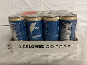 lot 33 image: 12 Cans of LaColombe Oatmilk Vailla Latte Coffee