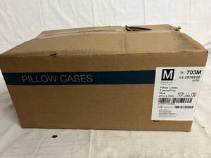 lot 42 image: 100 Blue Medical Arts Pillow Cases - 21 x 30