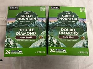 lot 48 image: 48 Green Mountain Double Diamond Dark Roast K-Cups Best by 02282026