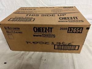 lot 50 image: 48ct Bags of Cheez-It White Cheddar