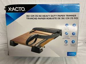 lot 58 image: X-Acto 15in Heavy Duty Paper Trimmer