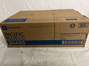 lot 60 image: 6 Rolls of Harwound 1-Ply Roll Towels