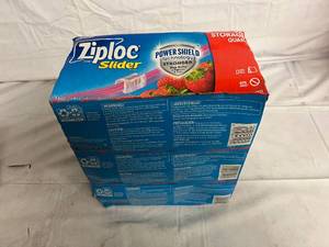 lot 72 image: 3 x 76ct Boxes of Ziploc Slider Quart Bags
