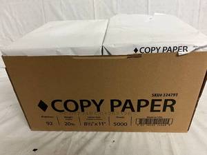 lot 74 image: 5000 Sheets of 8.5 x 11 Copy Paper