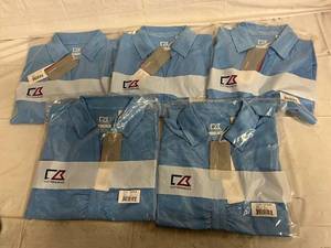 lot 80 image: 5 Cutter & Buck Polo Shirts - Small