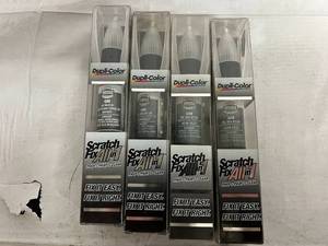 lot 85 image: 4 Bottles of Dupli-Color Scratch Fix All in 1 - Medium Gray Spiral
