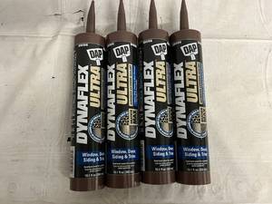 lot 145 image: 4 Bottles of Dap Synaflex Ultra Window, Door, Siding & Trim