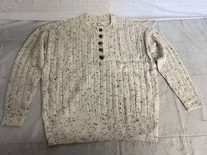 lot 151 image: Madewell Donegal Bowden Henley Sweater - Small