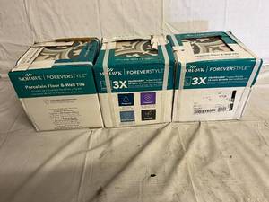 lot 188 image: 3 Boxes of Mohawk Forever Style Porcelain Floor & Wall Tile
