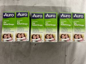 lot 110 image: 3 x 4 Packs of Auro Ear Relief Drops