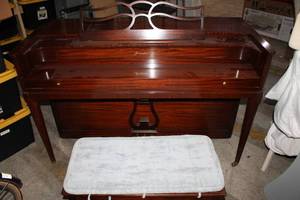 lot 34 image: Aurosonic Piano with Bench