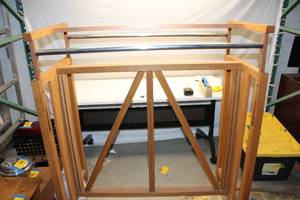 lot 46 image: Rolling Clothes Rack