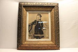 lot 3 image: Boy with Chair Art Print