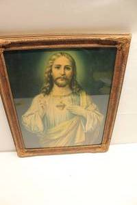 lot 12 image: Jesus and His Sacred Heart