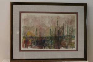 lot 1A-65 image: Drying Nets Art Print