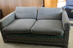 lot 1-97 image: MCM Harry Probber Houndstooth Loveseat