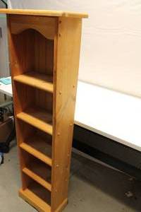 lot 1-145 image: Cedar Lodge 5-shelf Cabinet