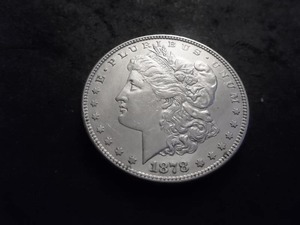 1878  Morgan Silver Dollar 8 Tailfeather