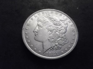 1881  Morgan Silver Dollar
