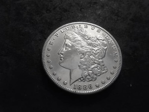 1886 S  Morgan Silver Dollar