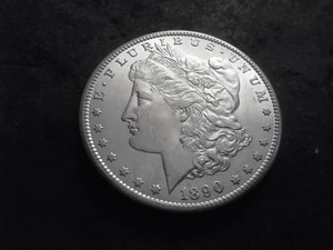 1890 S  Morgan Silver Dollar