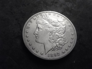 1892 S Morgan Silver Dollar