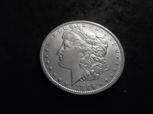 1896 O Morgan Silver Dollar