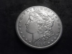 1897 S Morgan Silver Dollar