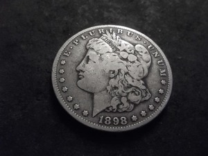1898 S Morgan Silver Dollar