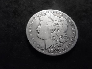 1885 CC Morgan Silver Dollar