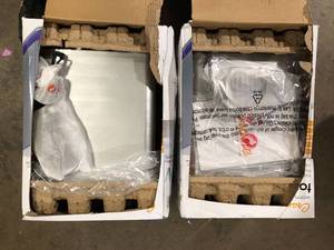 lot 22 image: Lot of 2 Crane 1.2 Gal. Warm & Cool Mist Top Fill Humidifier with Remote for Medium to Large Rooms up to 500 sq. ft  Customer  Returns See Pictures