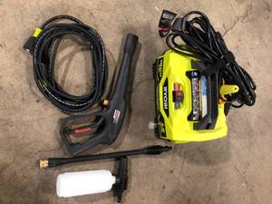 lot 44 image: RYOBI 1800 PSI 1.2 GPM Cold Water Corded Electric Pressure Washer  Customer  Returns See Pictures
