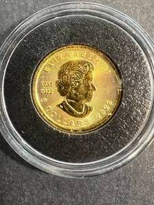 110TH OZ .9999 PURE GOLD 2023 CANADIAN MAPLE LEAF IN AIRTITE