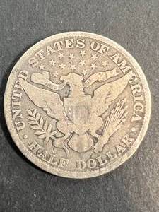 1898 US BARBER HALF DOLLAR
