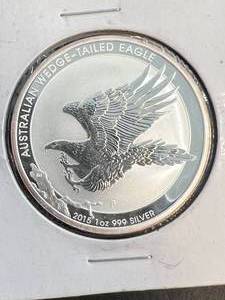 2015 AUSTRALIAN WEDGE TAILED EAGLE 1 TROY OZ .999 FINE SILVER