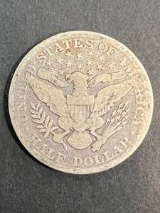 1899 US BARBER HALF DOLLAR