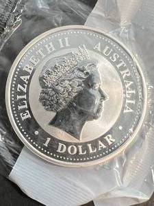 1999 AUSTRALIAN KOOKABURRA 1 TROY OZ .999 FINE SILVER UNC