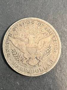 1900 US BARBER HALF DOLLAR