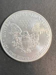 2012 AMERICAN SILVER EAGLE 1 TROY OZ .999 FINE SILVER