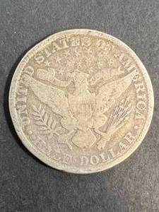 1901 US BARBER HALF DOLLAR