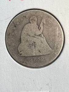 1859-O US SEATED LIBERTY QUARTER