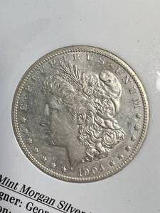 THE LAST O MINT MARK SILVER DOLLAR 1904-O US MORGAN SILVER DOLLAR