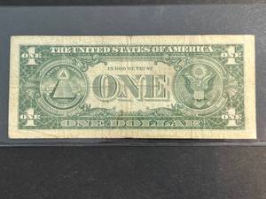 1957 US BLUE SEAL $1 SILVER CERTIFICATE