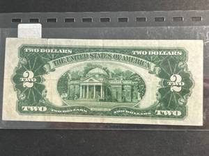 1928-D US RED SEAL $2 BILL